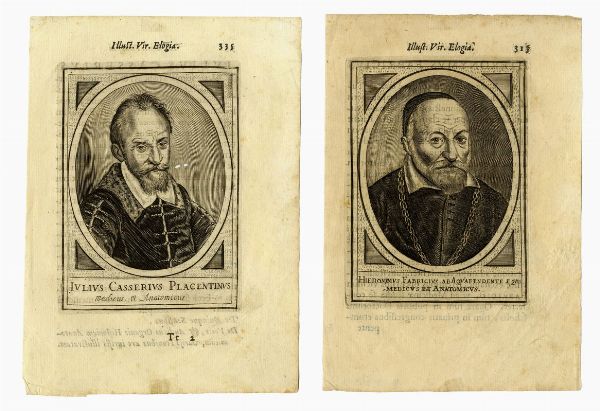 Lotto di sedici ritratti di medici illustri.  - Asta Stampe, disegni e dipinti antichi, moderni e contemporanei   - Associazione Nazionale - Case d'Asta italiane