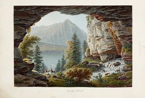 Album di 261 acquerelli e incisioni.  - Asta Stampe, disegni e dipinti antichi, moderni e contemporanei   - Associazione Nazionale - Case d'Asta italiane