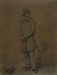 JULIA HOMER WILSON - Uomo con tuba e bastone.