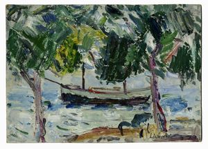LUCIANO ALBERTINI - Barca sul lago.