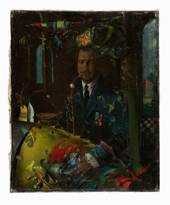 NIKOLAI ANTONOVICH MATSEDONSKY - Male portrait.