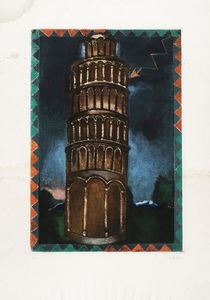 Franco Gentilini - La torre di Pisa.