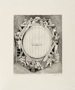 ALBERICO MORENA - La botte di Gubbio.