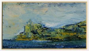 GIORGIO BORRA - Lotto composto di 2 dipinti.