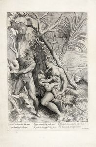 Lotto di 15 incisioni prevalentemente a soggetto biblico e sacro.  - Asta Stampe, disegni e dipinti antichi, moderni e contemporanei   - Associazione Nazionale - Case d'Asta italiane