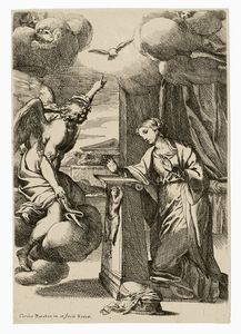 CARLO MARATTA - Annunciazione / Ascensione della Vergine.