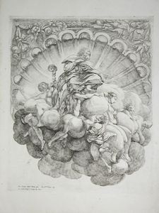 GIOVANNI BATTISTA VANNI : Gli affreschi del Correggio nella cupola del Duomo di Parma.  - Asta Stampe, disegni e dipinti antichi, moderni e contemporanei   - Associazione Nazionale - Case d'Asta italiane