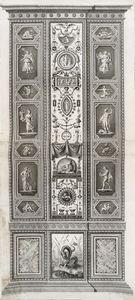 Giovanni Volpato - Due tavole dalle Logge di Raffaele in Vaticano.