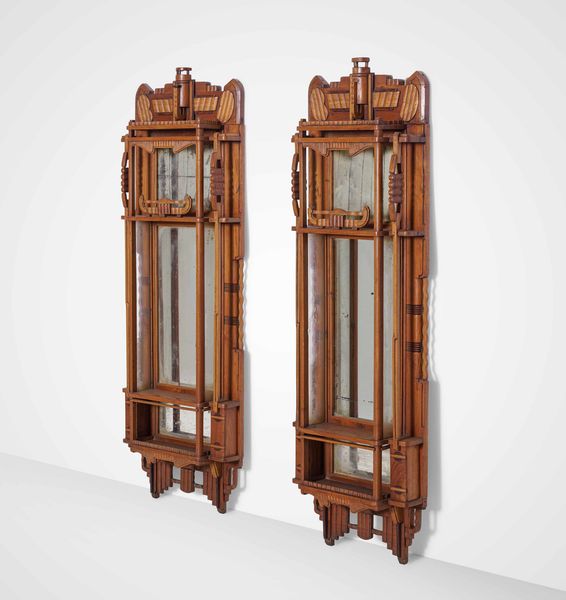 Coppia di espositori a parete.  - Asta Design Lab - Associazione Nazionale - Case d'Asta italiane