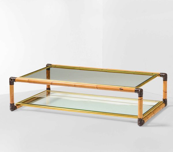 Alberto Smania : Tavolo basso mod. S/R 110  - Asta Design Lab - Associazione Nazionale - Case d'Asta italiane