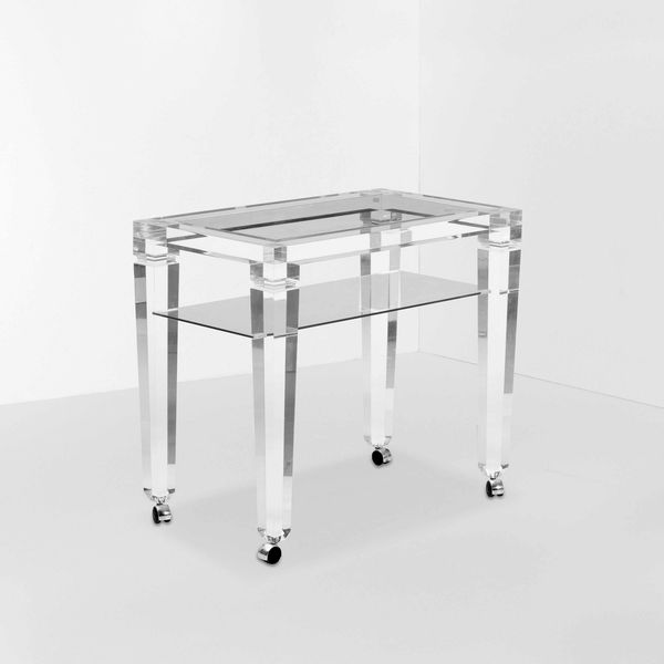 Tavolo occasionale su ruote.  - Asta Design Lab - Associazione Nazionale - Case d'Asta italiane