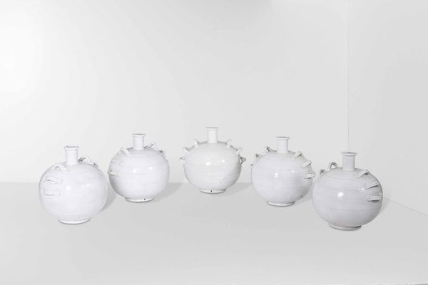 Cinque basi per lampade.  - Asta Design Lab - Associazione Nazionale - Case d'Asta italiane