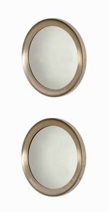 SERGIO MAZZA - Coppia di specchiere a parete mod. Narciso