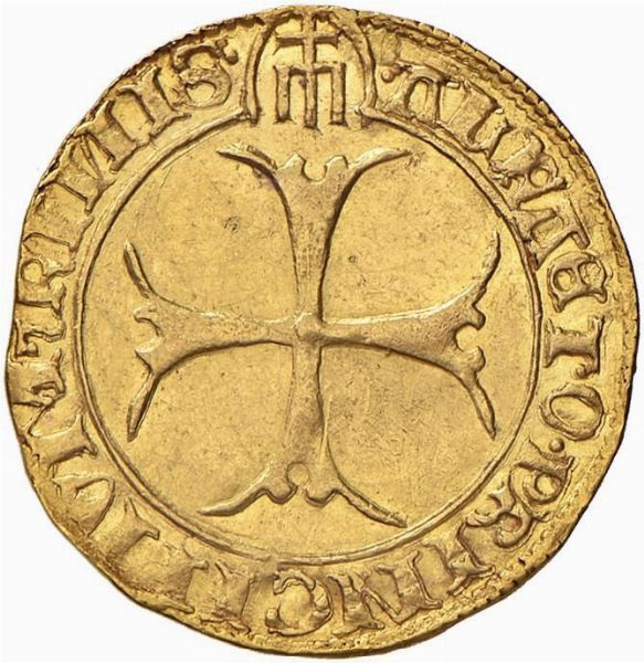 SIENA REPUBBLICA (1404 – 1555), DUCATO O SANESE D’ORO LARGO (1450 – 1470)  - Asta MONETE MEDIOEVALI E MODERNE E UNA PRESTIGIOSA COLLEZIONE DELLA ZECCA DI SIENA E MONTALCINO - Associazione Nazionale - Case d'Asta italiane