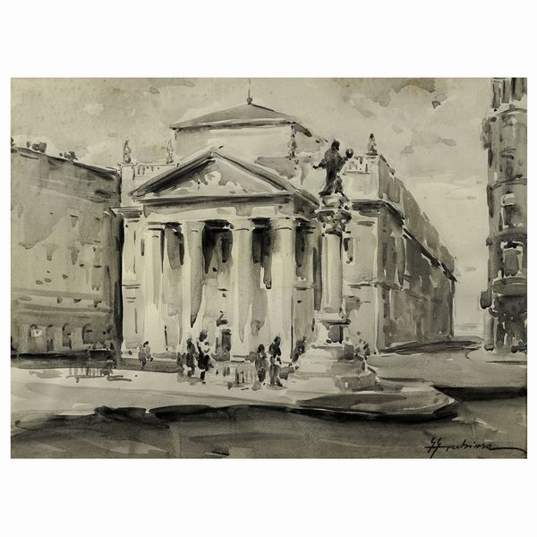 Guglielmo Grubissa  - Asta Dipinti e Stampe   - Associazione Nazionale - Case d'Asta italiane