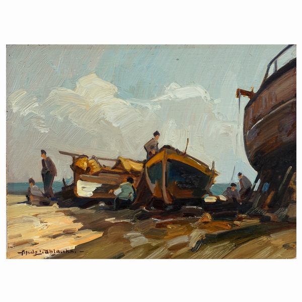 Alfredo Sablautzki  - Asta Dipinti e Stampe   - Associazione Nazionale - Case d'Asta italiane