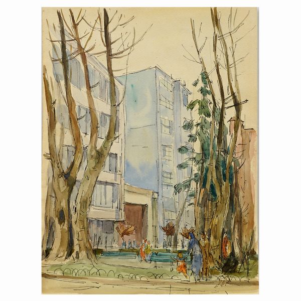 Teonesto Deabate  - Asta Dipinti e Stampe   - Associazione Nazionale - Case d'Asta italiane