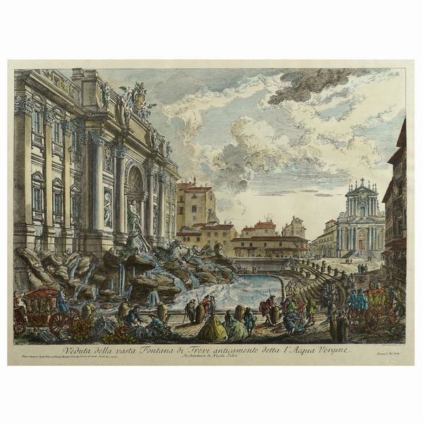 Stampa a colori, edizioni Ponte Vecchio  - Asta Dipinti e Stampe   - Associazione Nazionale - Case d'Asta italiane