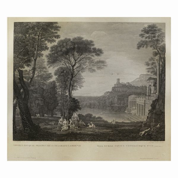 Claude Lorrain, copia da  - Asta Dipinti e Stampe   - Associazione Nazionale - Case d'Asta italiane