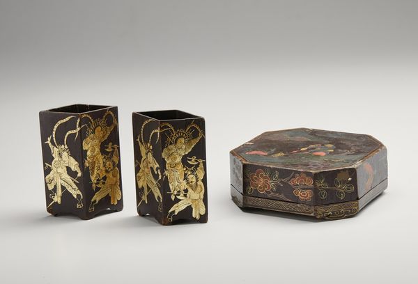 Arte Cinese : Gruppo di otto contenitori in lacca  Cina, dinastia Qing, XVIII- XIX secolo  - Asta Asta 373 | ARTE ORIENTALE E ISLAMICA - ARTE ORIENALE E WUNDERKAMMER Online - Associazione Nazionale - Case d'Asta italiane