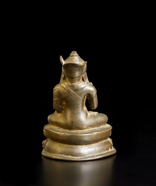 Arte Himalayana : Figura in bronzo raffigurante Padmasambhava  Tibet, XVI secolo  - Asta Asta 373 | ARTE ORIENTALE E ISLAMICA - ARTE ORIENALE E WUNDERKAMMER Online - Associazione Nazionale - Case d'Asta italiane