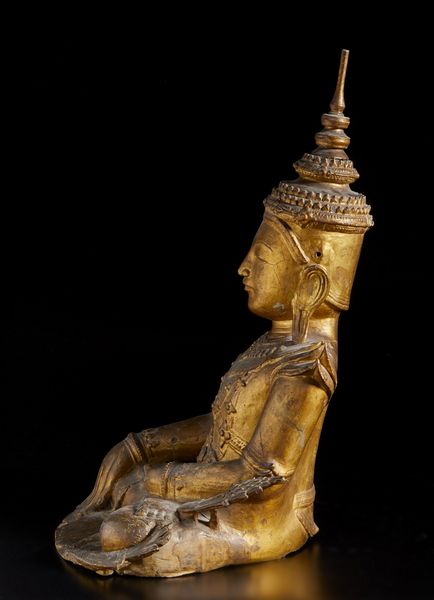 Arte Sud-Est Asiatico : Grande Buddha in lacca  Birmania, regno Ayutthaya, XVIII secolo  - Asta Asta 373 | ARTE ORIENTALE E ISLAMICA - ARTE ORIENALE E WUNDERKAMMER Online - Associazione Nazionale - Case d'Asta italiane