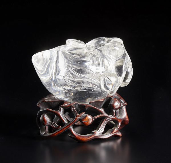 Arte Cinese : Intaglio in quarzo  Cina, XX secolo  - Asta Asta 373 | ARTE ORIENTALE E ISLAMICA - ARTE ORIENALE E WUNDERKAMMER Online - Associazione Nazionale - Case d'Asta italiane