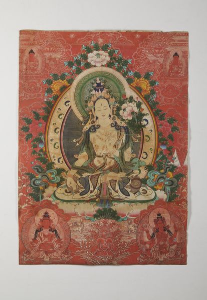 Arte Cinese : Gruppo di quattro dipinti su carta ed una xilografia Cina, XIX secolo  - Asta Asta 373 | ARTE ORIENTALE E ISLAMICA - ARTE ORIENALE E WUNDERKAMMER Online - Associazione Nazionale - Case d'Asta italiane