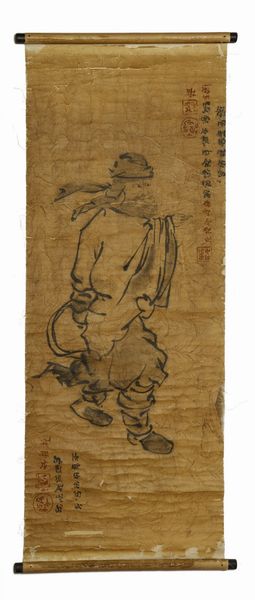 Arte Cinese : Dipinto raffigurante un vecchio eremita Cina, dinastia Qing, secolo XIX  - Asta Asta 373 | ARTE ORIENTALE E ISLAMICA - ARTE ORIENALE E WUNDERKAMMER Online - Associazione Nazionale - Case d'Asta italiane