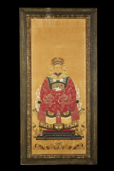 Arte Cinese : Ritratto di antenato Cina, dinastia Qing, inizi XX secolo  - Asta Asta 373 | ARTE ORIENTALE E ISLAMICA - ARTE ORIENALE E WUNDERKAMMER Online - Associazione Nazionale - Case d'Asta italiane