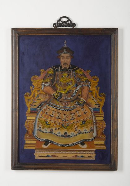 Arte Cinese : Dipinto su vetro raffigurante imperatore Qing su sfondo blu  Cina, XIX secolo  - Asta Asta 373 | ARTE ORIENTALE E ISLAMICA - ARTE ORIENALE E WUNDERKAMMER Online - Associazione Nazionale - Case d'Asta italiane