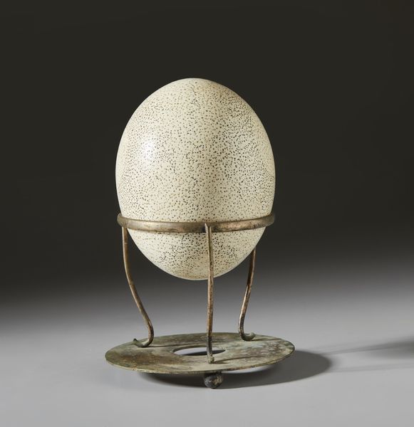 . : Uovo di struzzo pirografato.  - Asta Asta 373 | ARTE ORIENTALE E ISLAMICA - ARTE ORIENALE E WUNDERKAMMER Online - Associazione Nazionale - Case d'Asta italiane