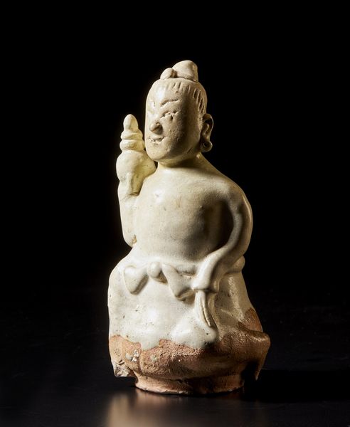 Arte Cinese : Uomo seduto in terracotta invetriata Cina, dinastia Yuan, XIII secolo  - Asta Asta 373 | ARTE ORIENTALE E ISLAMICA - ARTE ORIENALE E WUNDERKAMMER Online - Associazione Nazionale - Case d'Asta italiane