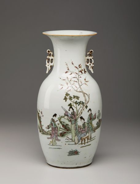 Arte Cinese : Lotto composto da cinque grandi vasi e una grande figura taoista in porcellana  Cina, XIX - XX secolo  - Asta Asta 373 | ARTE ORIENTALE E ISLAMICA - ARTE ORIENALE E WUNDERKAMMER Online - Associazione Nazionale - Case d'Asta italiane