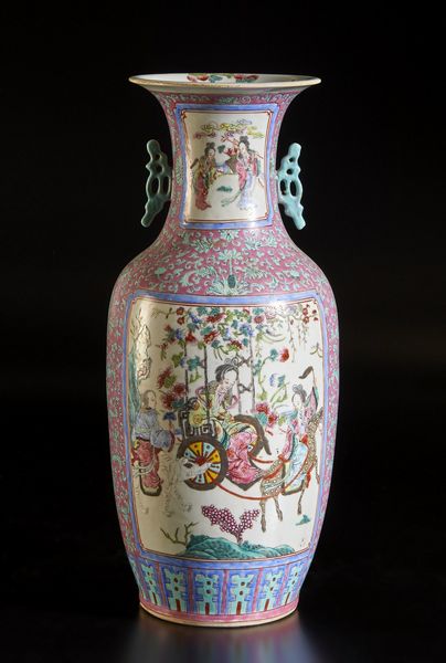 Arte Cinese : Grande vaso famiglia rosa Cina, XX secolo  - Asta Asta 373 | ARTE ORIENTALE E ISLAMICA - ARTE ORIENALE E WUNDERKAMMER Online - Associazione Nazionale - Case d'Asta italiane