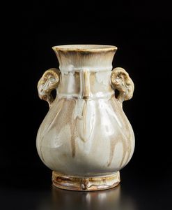 Arte Cinese - Vaso in porcellana framboise   Cina, tardo XIX secolo
