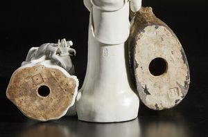 Arte Cinese : Lotto composto da undici figure in porcellana Cina, inizi XX secolo  - Asta Asta 373 | ARTE ORIENTALE E ISLAMICA - ARTE ORIENALE E WUNDERKAMMER Online - Associazione Nazionale - Case d'Asta italiane