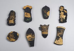 Arte Cinese : Otto panetti di inchiostro entro scatola Cina, periodo Repubblica  - Asta Asta 373 | ARTE ORIENTALE E ISLAMICA - ARTE ORIENALE E WUNDERKAMMER Online - Associazione Nazionale - Case d'Asta italiane