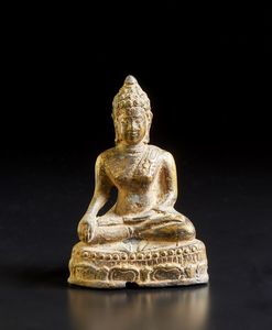Arte Sud-Est Asiatico : Quattro sculture in bronzo Cina, India, Tailandia, XVIII-XIX secolo  - Asta Asta 373 | ARTE ORIENTALE E ISLAMICA - ARTE ORIENALE E WUNDERKAMMER Online - Associazione Nazionale - Case d'Asta italiane