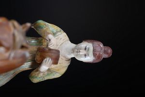 Arte Cinese : Scultura di donna a cavallo in ceramica invetriata nei colori sancai nello stile caratteristico dell'epoca Tang Cina, XIX secolo  - Asta Asta 373 | ARTE ORIENTALE E ISLAMICA - ARTE ORIENALE E WUNDERKAMMER Online - Associazione Nazionale - Case d'Asta italiane