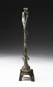 Arte Cinese : Guanyin in bronzo Cina, dinastia Qing, XIX secolo  - Asta Asta 373 | ARTE ORIENTALE E ISLAMICA - ARTE ORIENALE E WUNDERKAMMER Online - Associazione Nazionale - Case d'Asta italiane