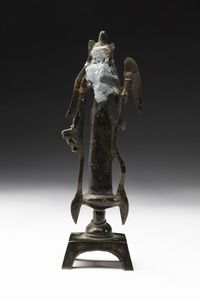 Arte Cinese : Guanyin in bronzo Cina, dinastia Qing, XIX secolo  - Asta Asta 373 | ARTE ORIENTALE E ISLAMICA - ARTE ORIENALE E WUNDERKAMMER Online - Associazione Nazionale - Case d'Asta italiane