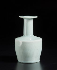Arte Cinese - Vaso a martello con invetriatura craquelè  Cina, XX secolo