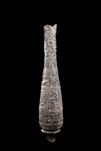 Arte Indiana - Grande vaso Chandraketugarh in terracotta  India, Bengala occidentale, periodo Shunga, I secolo a.C. - I secolo d.C.