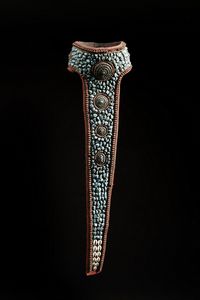 Arte Himalayana - Copricapo Perak Ladakh, inizio XX secolo