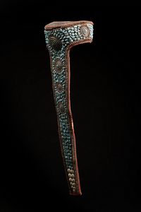 Arte Himalayana : Copricapo Perak Ladakh, inizio XX secolo  - Asta Asta 373 | ARTE ORIENTALE E ISLAMICA - ARTE ORIENALE E WUNDERKAMMER Online - Associazione Nazionale - Case d'Asta italiane