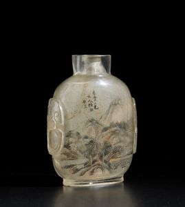 Arte Cinese : Undici tabacchiere ed un piccolo bacile in porcellana decorata  Cina, XIX - XX secolo  - Asta Asta 373 | ARTE ORIENTALE E ISLAMICA - ARTE ORIENALE E WUNDERKAMMER Online - Associazione Nazionale - Case d'Asta italiane