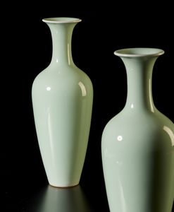 Arte Cinese : Coppia di vasi monocromi turchesi  Cina, inizio XX secolo  - Asta Asta 373 | ARTE ORIENTALE E ISLAMICA - ARTE ORIENALE E WUNDERKAMMER Online - Associazione Nazionale - Case d'Asta italiane