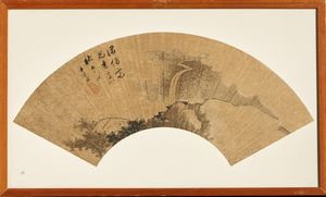 Arte Cinese : Sette ventagli realizzati a stampa entro cornice Cina, XX secolo  - Asta Asta 373 | ARTE ORIENTALE E ISLAMICA - ARTE ORIENALE E WUNDERKAMMER Online - Associazione Nazionale - Case d'Asta italiane