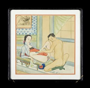 Arte Cinese : Quattro dipinti incorniciati Cina, XIX-inizio XX secolo  - Asta Asta 373 | ARTE ORIENTALE E ISLAMICA - ARTE ORIENALE E WUNDERKAMMER Online - Associazione Nazionale - Case d'Asta italiane